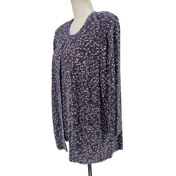 Alex Evenings 2X Jacket & Tank Top Set Purple Glitter Elegant Formal Cocktail - Picture 9 of 10